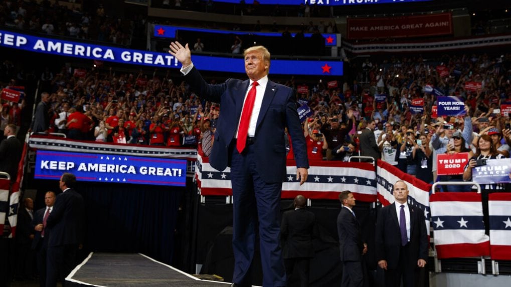 US President Donald Trump Kicks Off 2020 Campaign At Orlando Rally