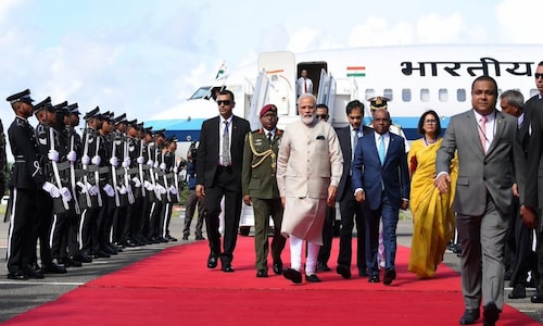 PM Narendra Modi in Maldives for state visit to boost bilateral ties