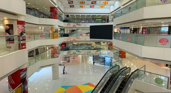 Retailer stores inside a shopping mall have closed down for half day following a violent attack on residents happened at Yuen Long, in Hong Kong Retailer stores inside a shopping mall have closed down for half day following a violent attack on residents happened at Yuen Long, in Hong Kong
