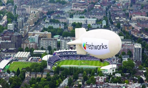 At Cricket World Cup final, Freshworks pitches for a hunger-free India
