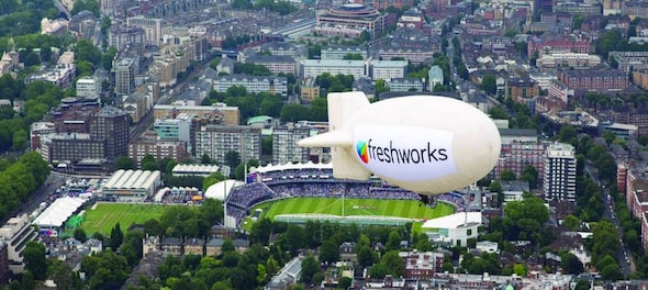 At Cricket World Cup final, Freshworks pitches for a hunger-free India