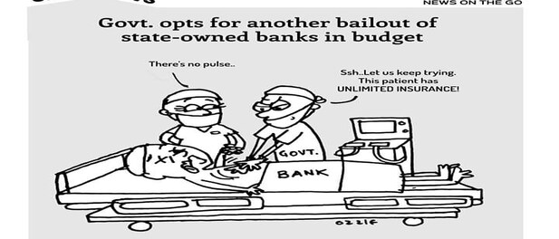 Govt opts for another bailout of state-owned banks in budget