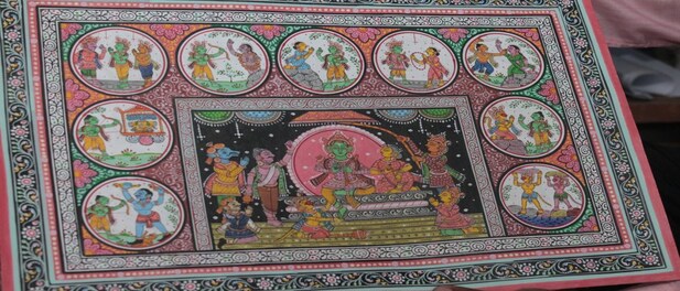 Patachitra paintings of Raghurajpur: Where art meets mythology