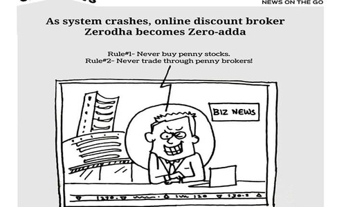 As system crashes, online discount broker Zerodha becomes Zero-adda