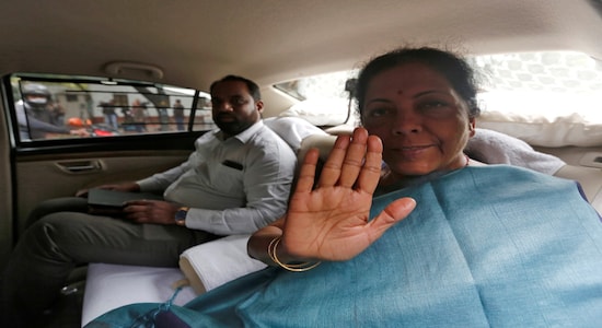 India's finance minister Nirmala Sitharaman India's finance minister Nirmala Sitharaman