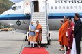 Prime Minister Narendra Modi arrives in Bhutan, accorded red carpet welcome