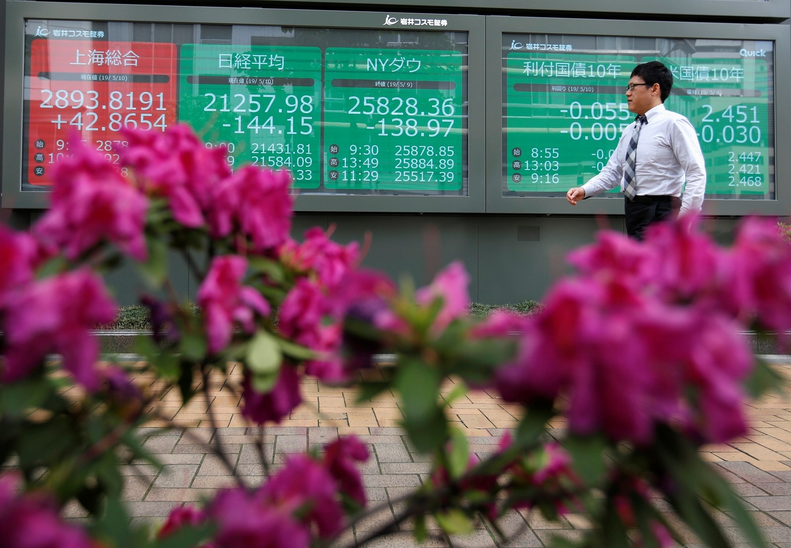 1. Asia: Stocks in Asia-Pacific were mixed in Monday morning trade as investors await the release of China’s benchmark lending rate. South Korea’s Kospi recovered from an earlier dip as it rose 0.34 percent in morning trade as shares of Hyundai Motor jumped more than 3 percent. Over in Australia, the S&P/ASX 200 was fractionally lower. Overall, the MSCI Asia ex-Japan index traded little changed. Markets in Japan are closed on Monday for a holiday, reported CNBC International. (Image: Reuters)