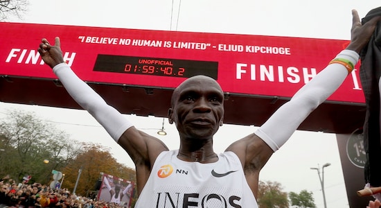 In Pictures: Kipchoge historic sub-2 hour marathon run - CNBC TV18