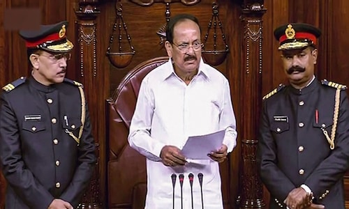 45 newly-elected Rajya Sabha members take oath; Naidu urges them to uphold rules