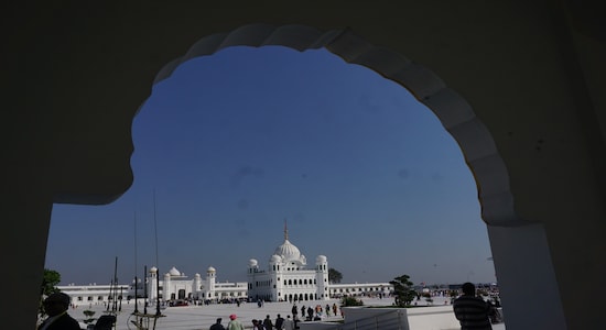 The Kartarpur Sahib Gurudwara in Pakistan