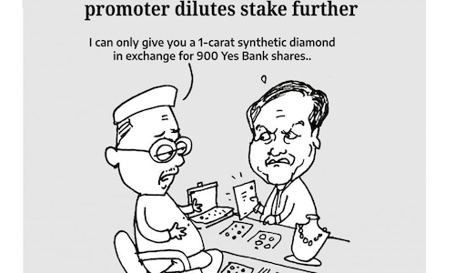 Diamonds no longer forever as Yes Bank promoter dilutes stake further