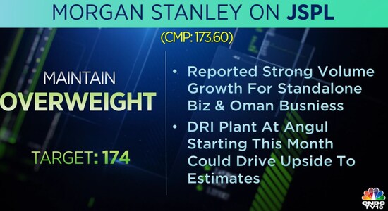 Morgan Stanley on JSPL: