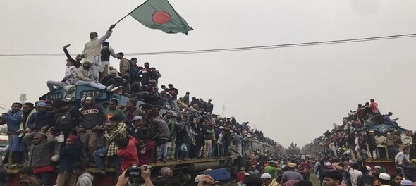 Apparent arson on a train in Bangladesh kills 4 ahead of tense Sunday election