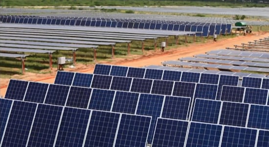 Initially, the plan was to build a solar park of 2,000 MW capacity spanning over 13,000 acres. However, additional 50 MW capacity was added to the project. (Image Source: Chief Executive Officer KSPDCL)