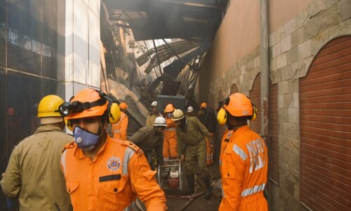 At least 26 dead in massive fire at building near Delhi's Mundka metro station