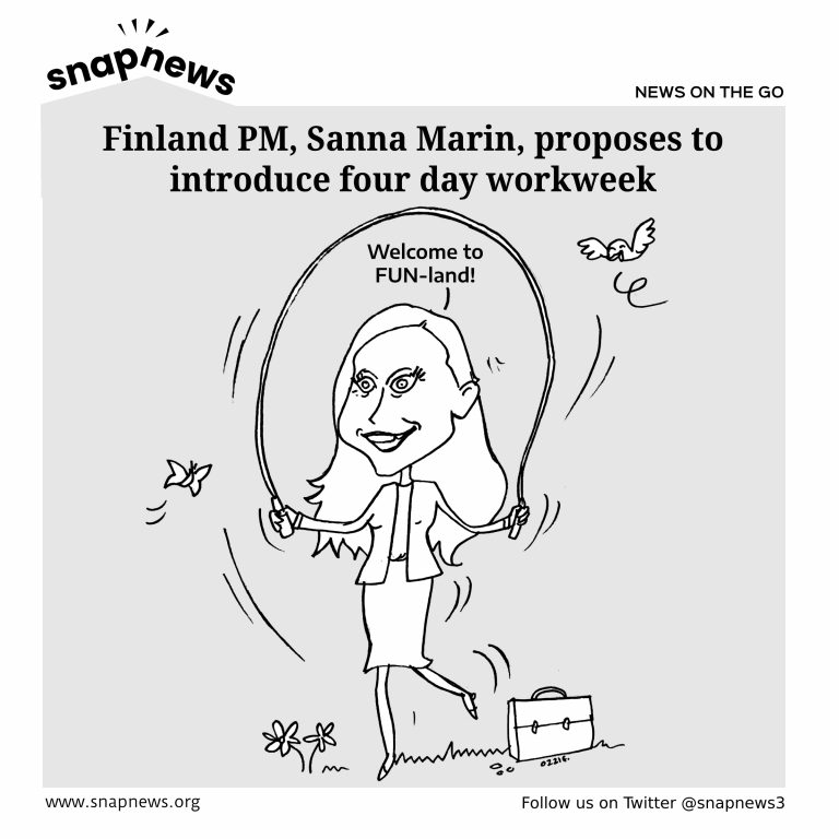 Finland PM , Sanna Marin Proposes To Introduce Four Day Workweek ...