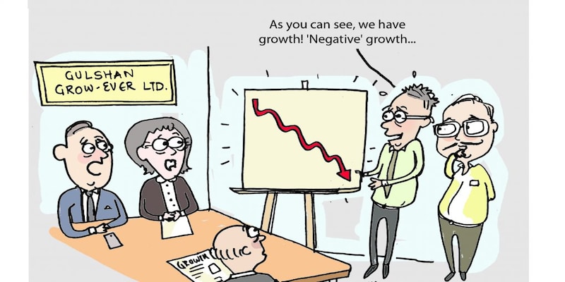 When the oxymoron 'negative growth' is mainstreamed