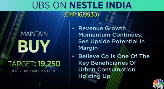 UBS on Nestle India: 