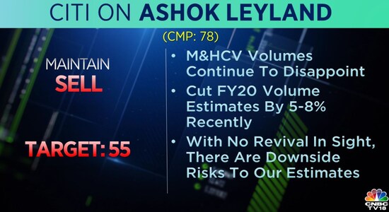 Citi on Ashok Leyland: Citi on Ashok Leyland: