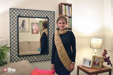 Archana at her home in Delhi.