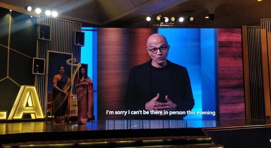 Microsoft chief executive officer Satya Nadella was honoured with the IBLA 2020 'Global Indian Business Icon'.