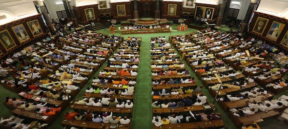Two people jump from visitor's gallery in Lok Sabha, hurl gas-emitting objects | Watch video