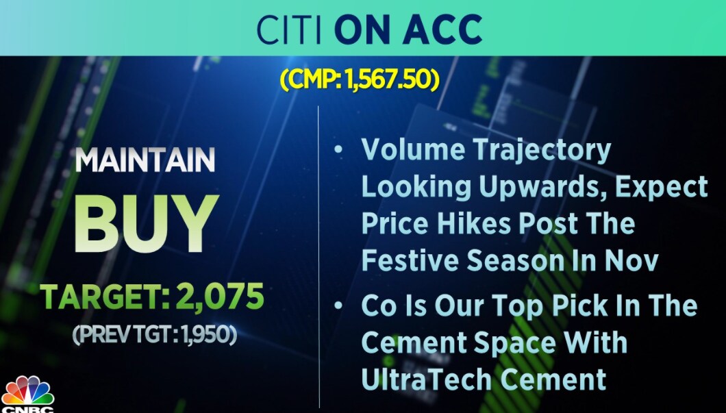 Tuesday S Top Brokerage Calls Acc And Hdfc Life Cnbctv18 Com