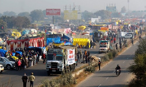 In pictures: Protesting farmers defer proposed tractor march ahead of talks with govt
