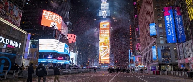 In pictures: Then-and-now images show New Year's Eve contrast
