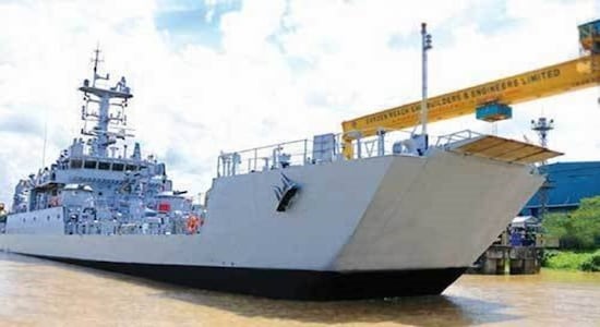GRSE delivers eighth landing craft utility ship to Indian Navy