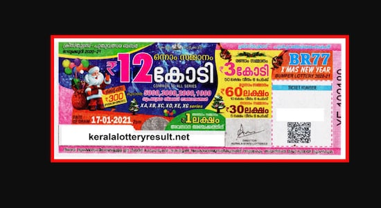 Kerala Lottery result December 31, 2021: Winner gets Rs 70 lakh