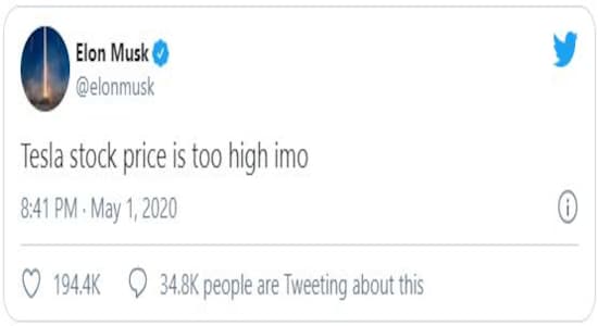 Twitter troubles: Musk’s tweeting habits and his frank nature often get him into trouble. In May 2020, analysts were busy speculating about the valuation of Tesla stock, which had risen nearly 4 times over the past one year. Musk then dropped a rather context-less bombshell, saying he too believes the shares were overvalued. The stock 10 percent immediately but have risen nearly another 6 times since as investors continue to bet that Musk’s companies will continue to achieve their promise of changing the world. Twitter troubles: Musk’s tweeting habits and his frank nature often get him into trouble. In May 2020, analysts were busy speculating about the valuation of Tesla stock, which had risen nearly 4 times over the past one year. Musk then dropped a rather context-less bombshell, saying he too believes the shares were overvalued. The stock 10 percent immediately but have risen nearly another 6 times since as investors continue to bet that Musk’s companies will continue to achieve their promise of changing the world.