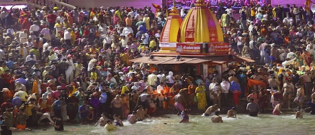 In Pics | Devotees gather in large numbers for Kumbh Mela as COVID cases surge in India