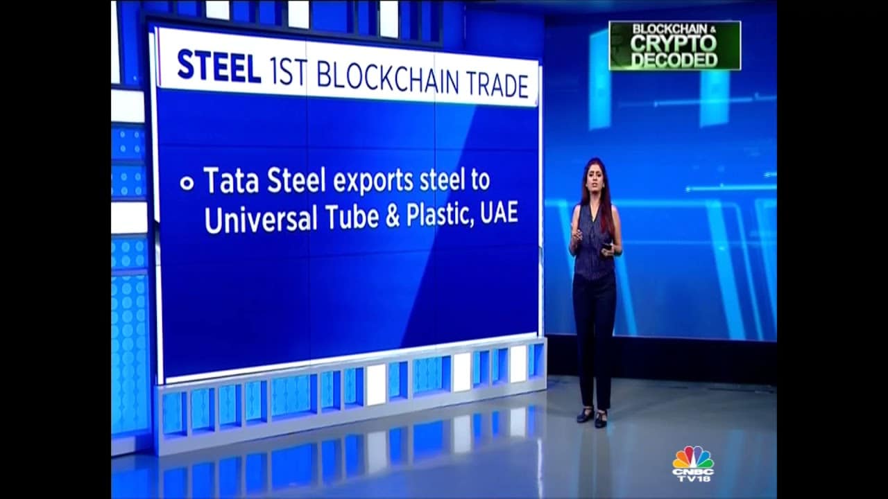  Steels first blockchain trade