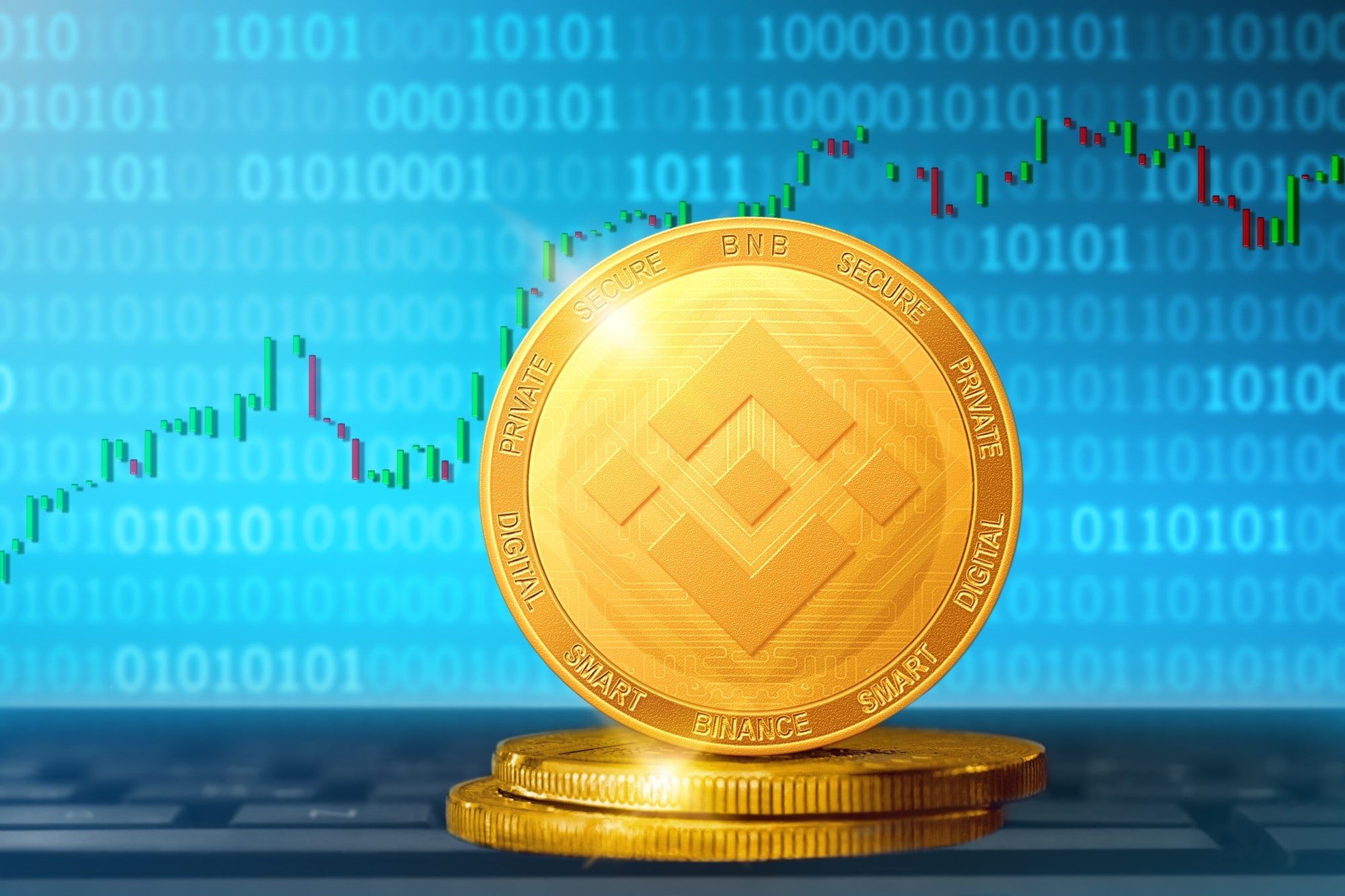  4. Binance Coin:  $300, 24-hour change: 2.39 percent, 7-day change: 2.93 percent