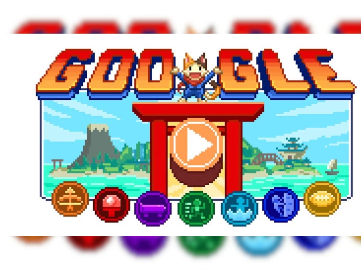 Google Doodle announces Tokyo Olympics start with anime-inspired game