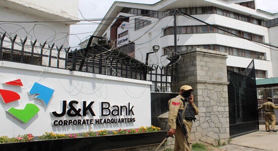 Jammu &amp; Kashmir Bank, share price, stock market india, raids 