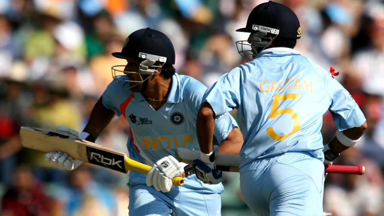 India's Rohit Sharma (L) and Gautam Gambhir run between the wickets during their ICC World Twenty20 cricket final match against Pakistan in Johannesburg September 24, 2007 (Image: Reuters)