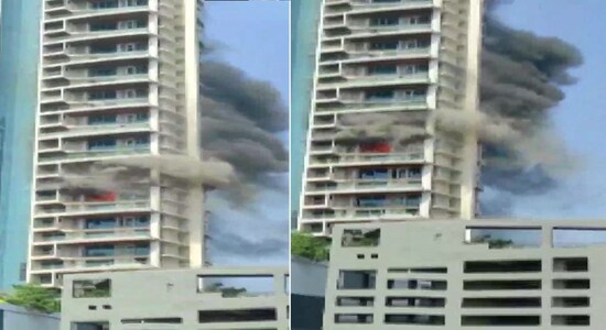 Fire breaks out in 60-storey building in Mumbai; man jumps to death