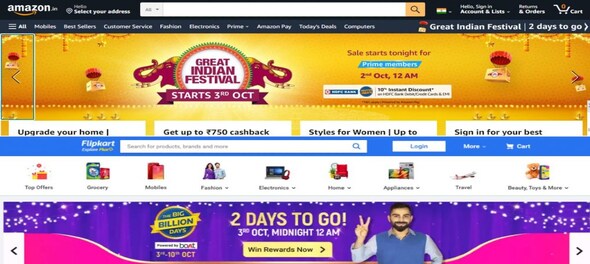 Flipkart Big Billion Days, Amazon Great Indian Festival to start from ...