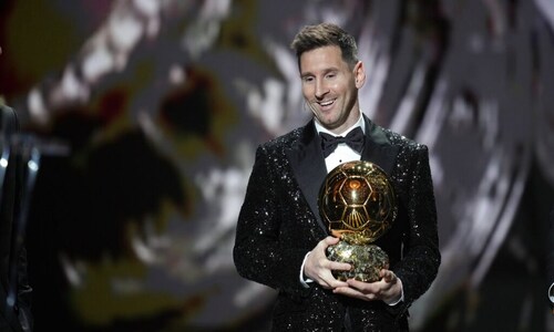 Lionel Messi wins men's Ballon d'Or award for record 7th time