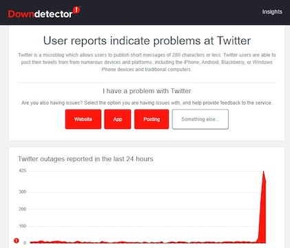 Twitter down: Users across globe complain they can't post tweets ...