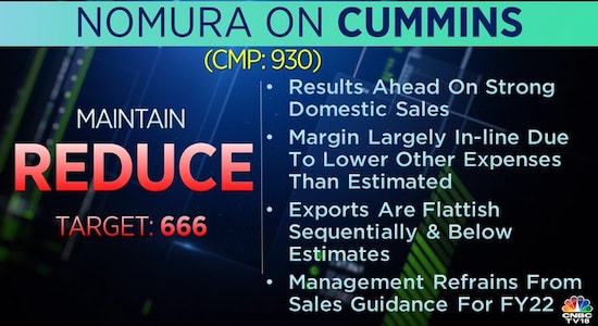 Nomura on Cummins, cummins, share price, brokerage calls