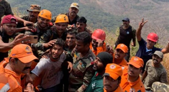Kerala trekker trapped on mountain face for 2 days rescued by Indian Army; watch video here