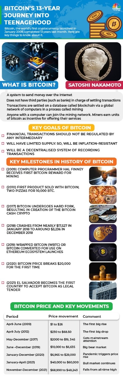 Infograph Bitcoin at 13