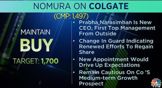 Nomura on Colgate, share price, colgate, brokerage calls 