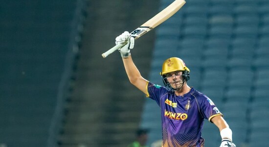 On Wednesday, Australian pace bowler Pat Cummins smashed Mumbai Indian bolwers all over the park at MCA stadium in Pune and hit a 14-ball fifty to guide Kolkata Knight Riders to a comfortbale 5-wicket win. Cummin's half-century was the fastest fifty in the history of IPL and it levelled him KL Rahul. Here are the six quikest fifties recorded in the history of the league. (Image: IPL/BCCI)