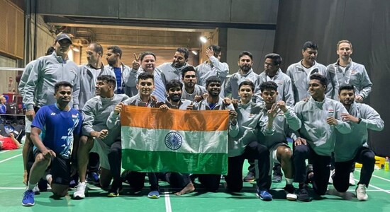 India's men's badminton team on cusp of history as they take on Indonesia in Thomas Cup final