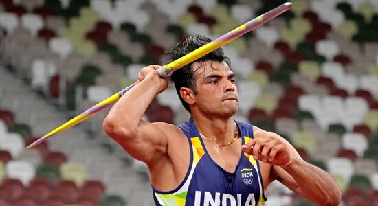 Neeraj Chopra | Twenty-four year old Neeraj Chopra is the first Indian track and field athlete to win gold medal at Olympics. Chopra scipted history when he emerged first in the final of the men's Javelin Throw at the 2020 Tokyo Olympics. Chopra has also won gold medals in men's Javelin Throw at 2018 Jakarta Asian Games, 2018 Gold Coast Common Wealth Games, 2017 Bhubneshwar Asian Championships, 2016 Guwahati/Shillong South Asian Games and 2016 Bydgoszcz World Junior Championships. (Image: Reuters) Neeraj Chopra | Twenty-four year old Neeraj Chopra is the first Indian track and field athlete to win gold medal at Olympics. Chopra scipted history when he emerged first in the final of the men's Javelin Throw at the 2020 Tokyo Olympics. Chopra has also won gold medals in men's Javelin Throw at 2018 Jakarta Asian Games, 2018 Gold Coast Common Wealth Games, 2017 Bhubneshwar Asian Championships, 2016 Guwahati/Shillong South Asian Games and 2016 Bydgoszcz World Junior Championships. (Image: Reuters)