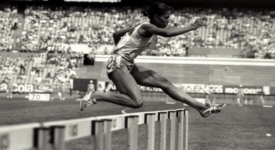 PT Usha | Known as the Queen of Indian track and field, PT Usha is a former Indian track and field athelete. Usha is best remebered for her dominant show at the 1985 Jakarta Asian Championshs where she claimed six medals (five golds and one bronze). Usha won gold medals 100m, 200m, 400m, 400m hurdles and 4x400m relay. The third place finish in 4x100m relay secured the bronze medal for the sprint sensation. A year later at the 1986 Seoul Asian Games Usha was againt at her peak as she won gold medals in 200m, 400m, 400m hurdles and 4x400m relay. She finished second in 100m and won the silver medal. At the 1987 Asian Championships in Singapore, Usha claimed three golds and one silver. At home during the 1989 Asian Championships, Ushan won four golds and two silvers. Usha's best moment at international stage came at the 1984 Los Angeles Olympics when she came fourth in the 400m hurldes clocking 55.42 seconds, falling behind the eventual bronze medalist by 1/100th of a second. (Image: Reuters)